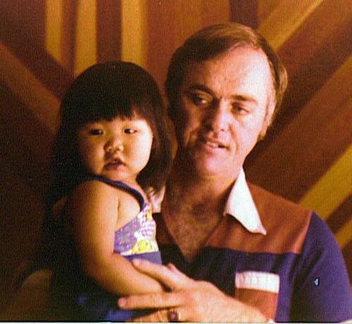 Dad and me as a kid